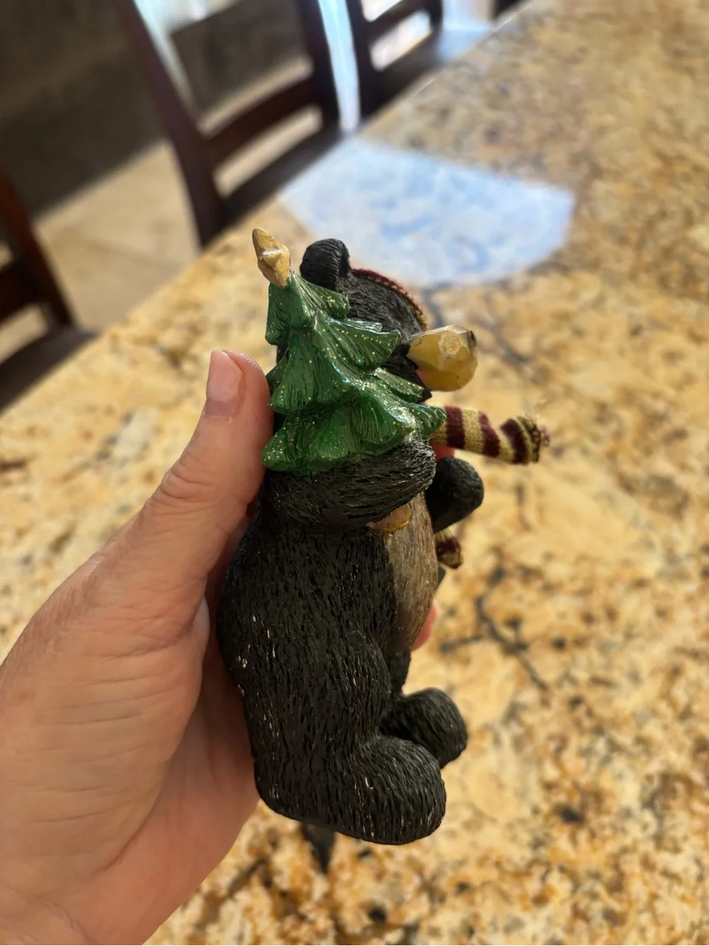 Winter Bear Figurine
